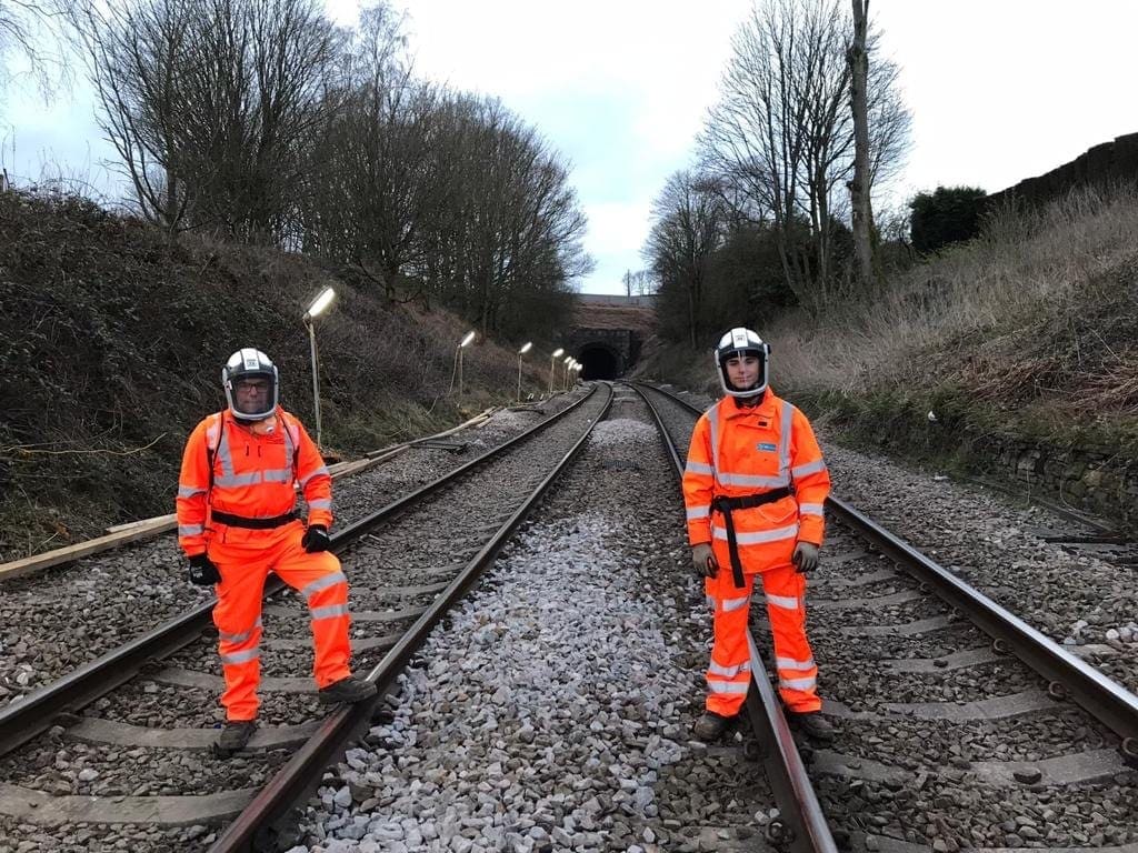 Father and son track-engineers help keep railway running safely