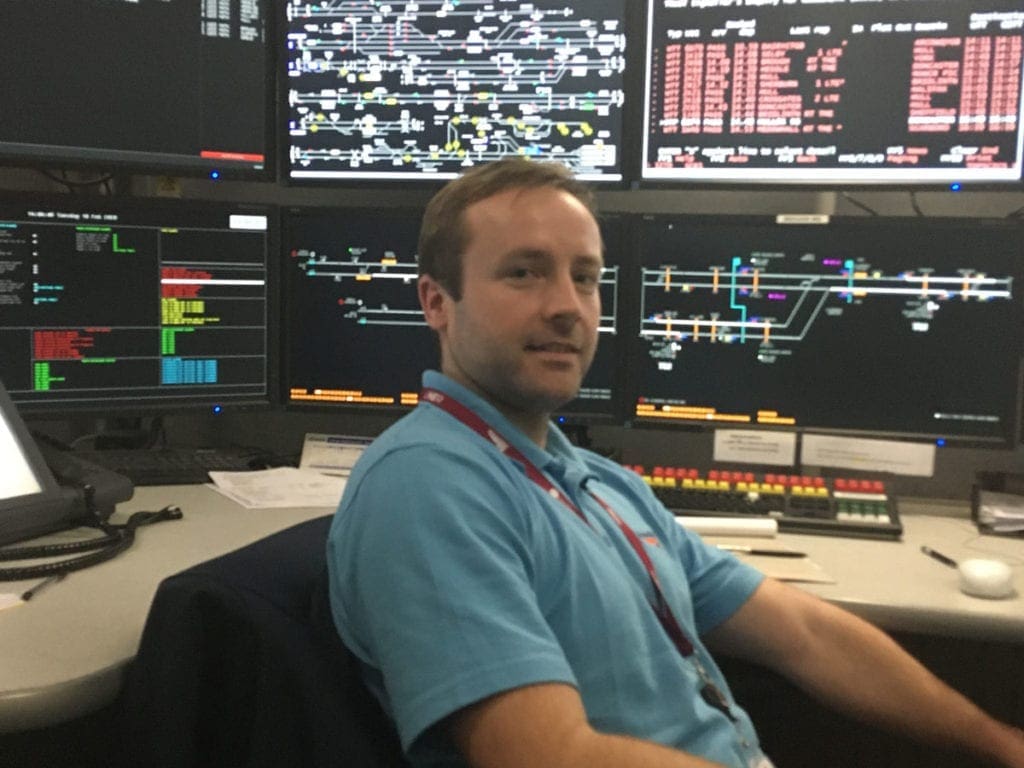 John Doyle is a signaller for Network Rail