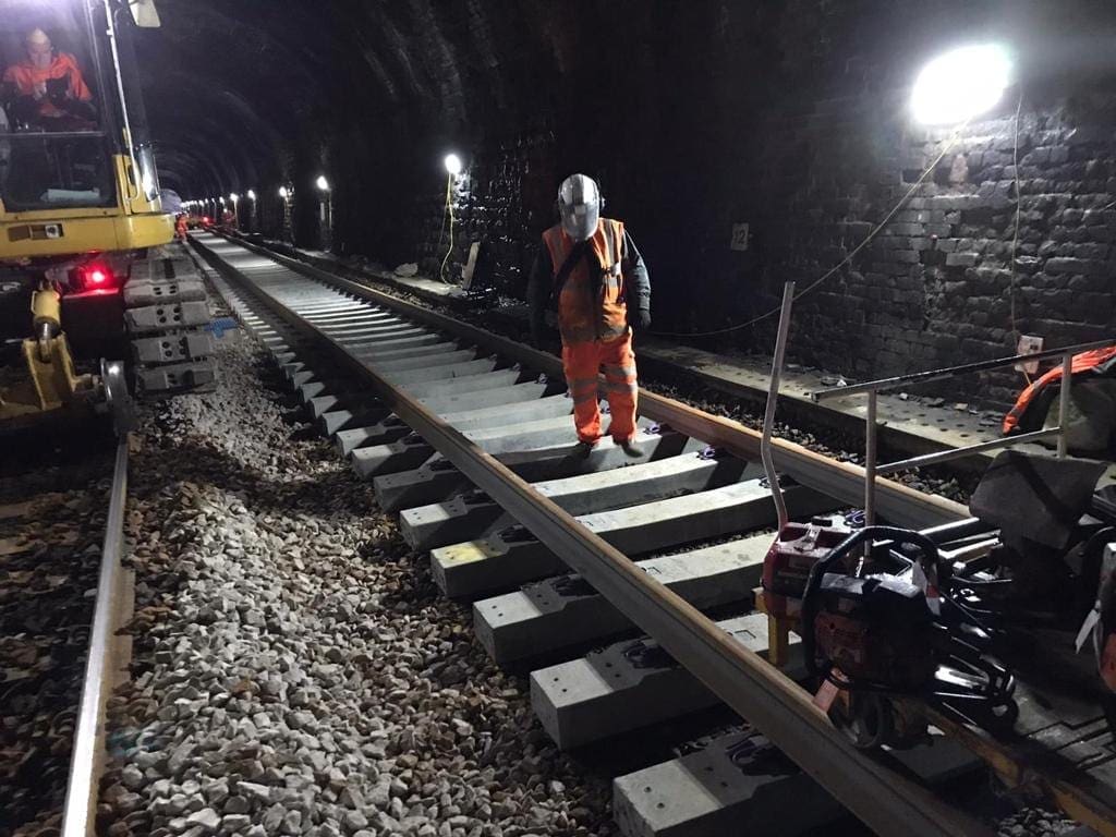 Railway upgrades by a father-and-son duo are today helping keep critical supplies and key workers moving across Britain.