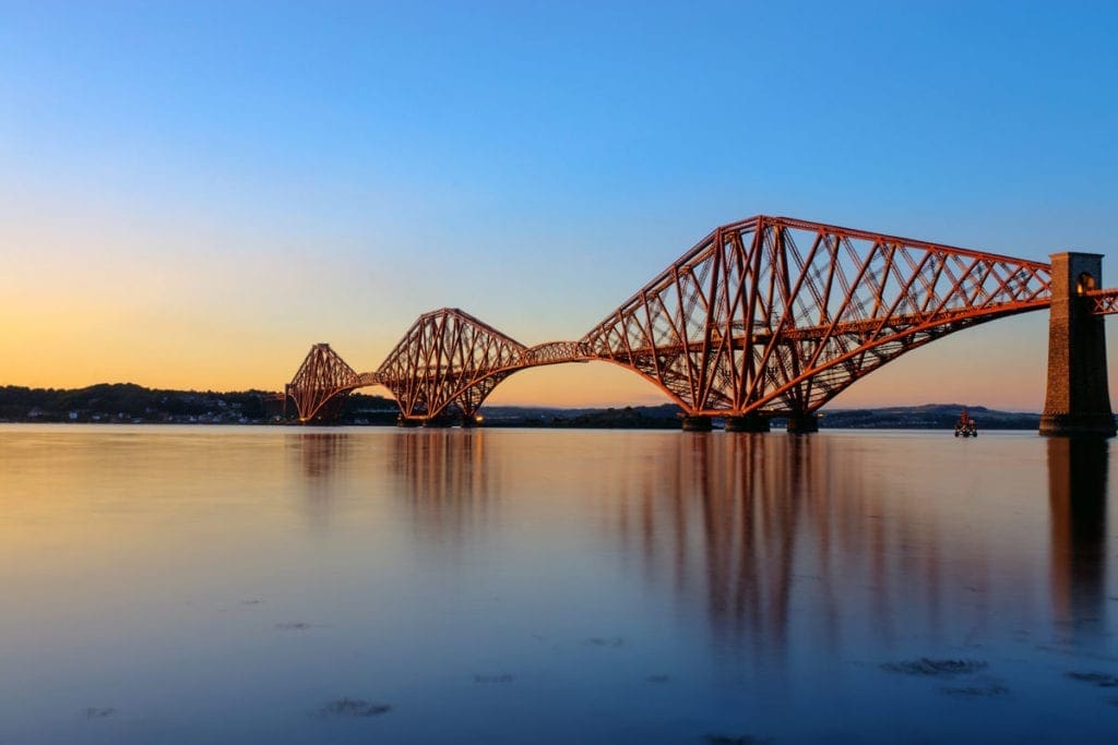 Original Forth Bridge collapsed in huge storm