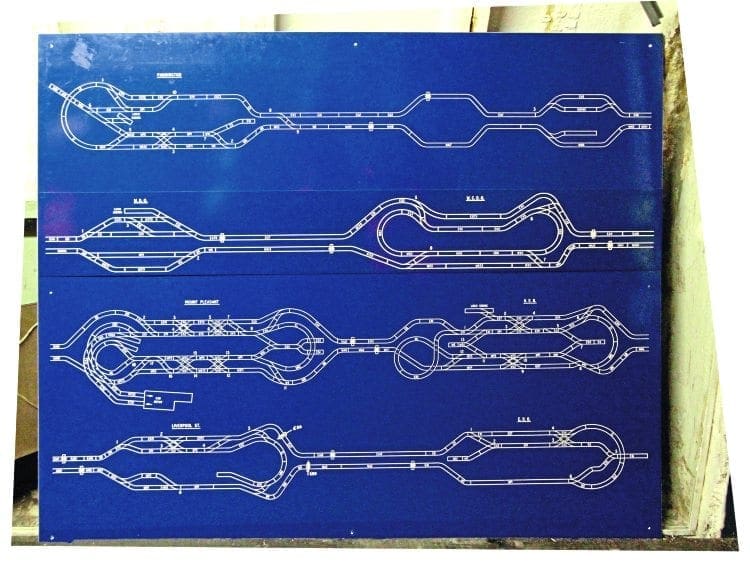 Mail Rail passenger train ride blueprints