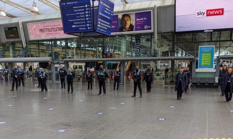 Manchester Piccadilly station launch new social distancing measures