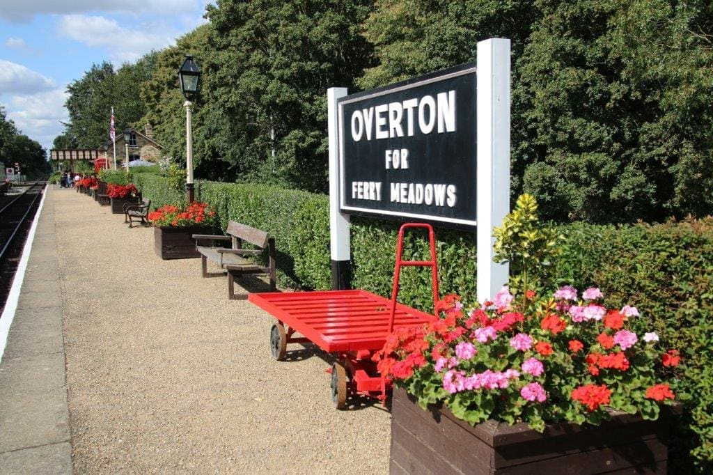The grounds of the Nene Valley Railway's Overton station are smartly maintained, as seen here on September 8, 2019. GARETH EVANS