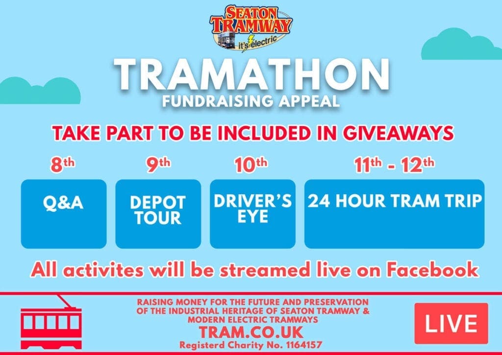 Tramathon fundraising appeal