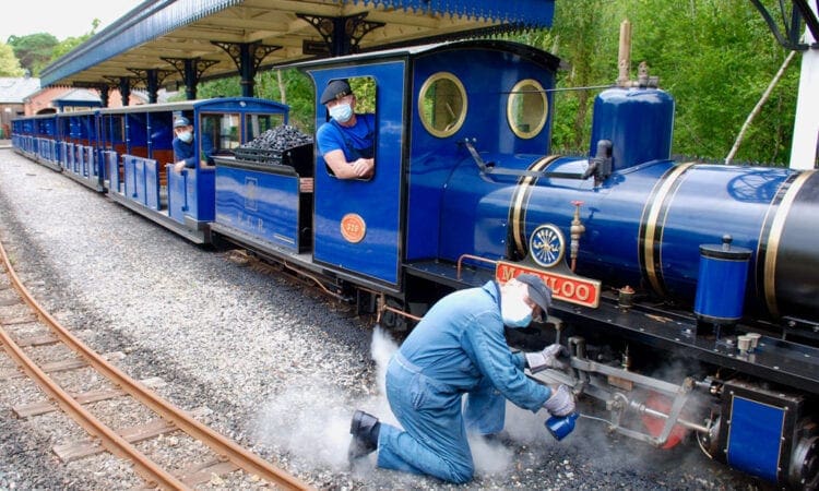 Exbury Gardens chuffed to have its steam railway back on track for passengers