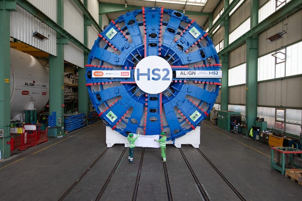 HS2 Tunnel Boring Machine