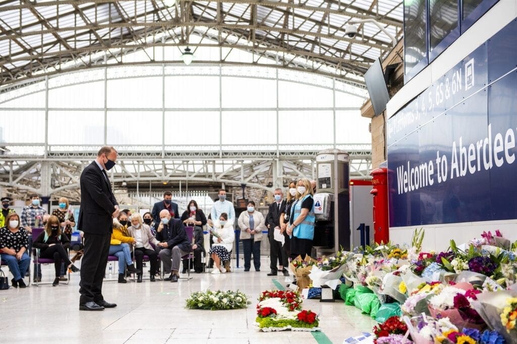 Stonehaven rail tributes