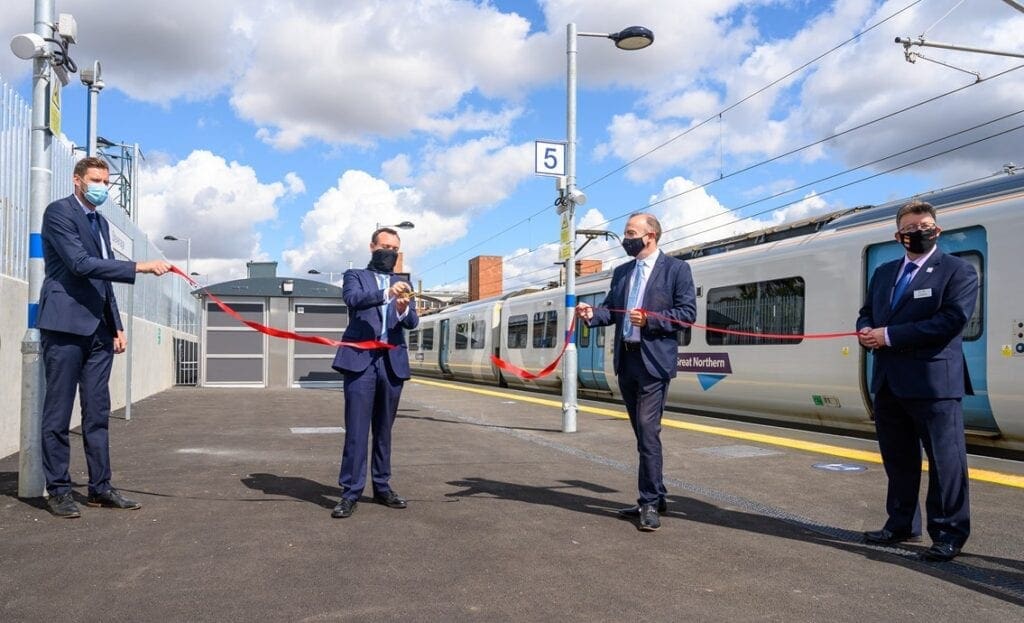 Stevenage platform opening