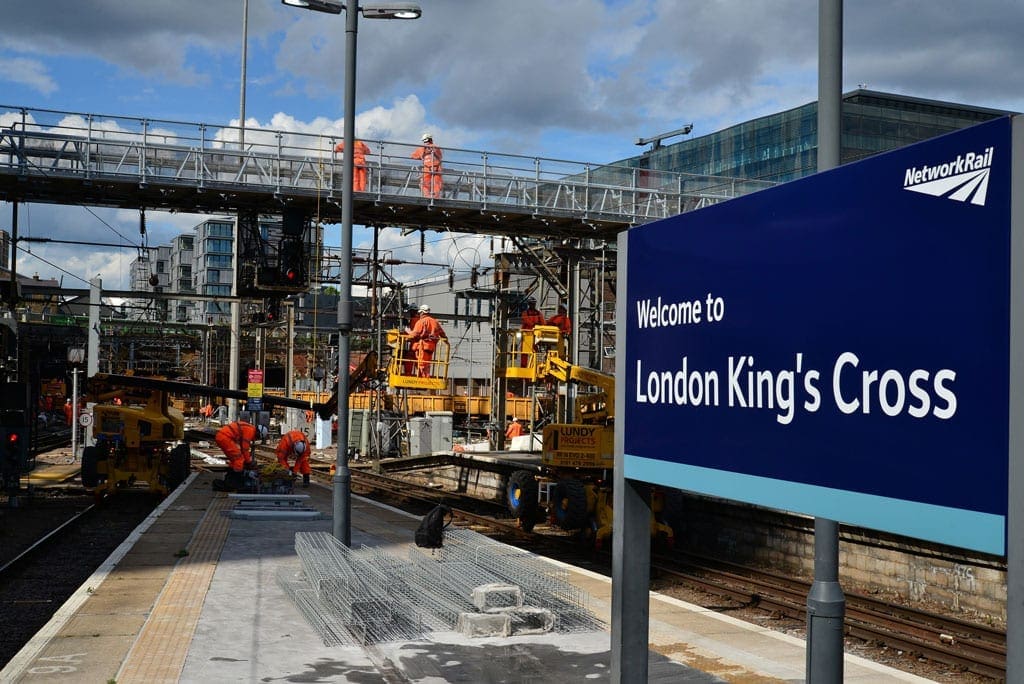 East Coast Main Line upgrades have begun works