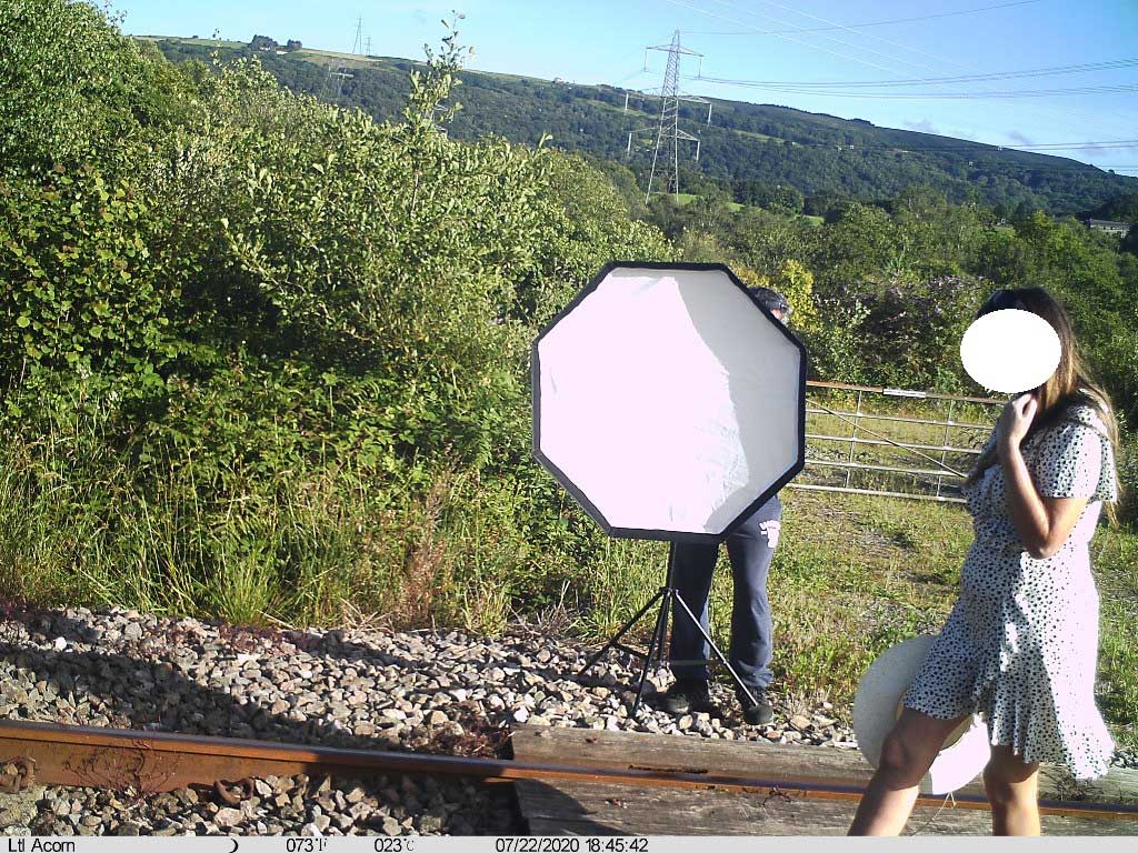 Stark warning as images reveal people posing for photos on rail lines