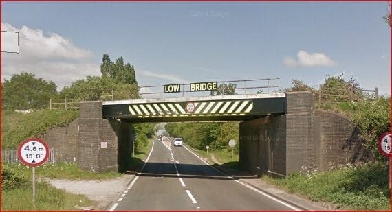 Britain’s most bashed bridge is at Hinckley