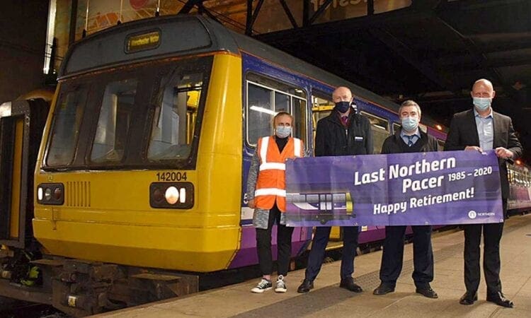 Northern rail network makes final Pacer train journey
