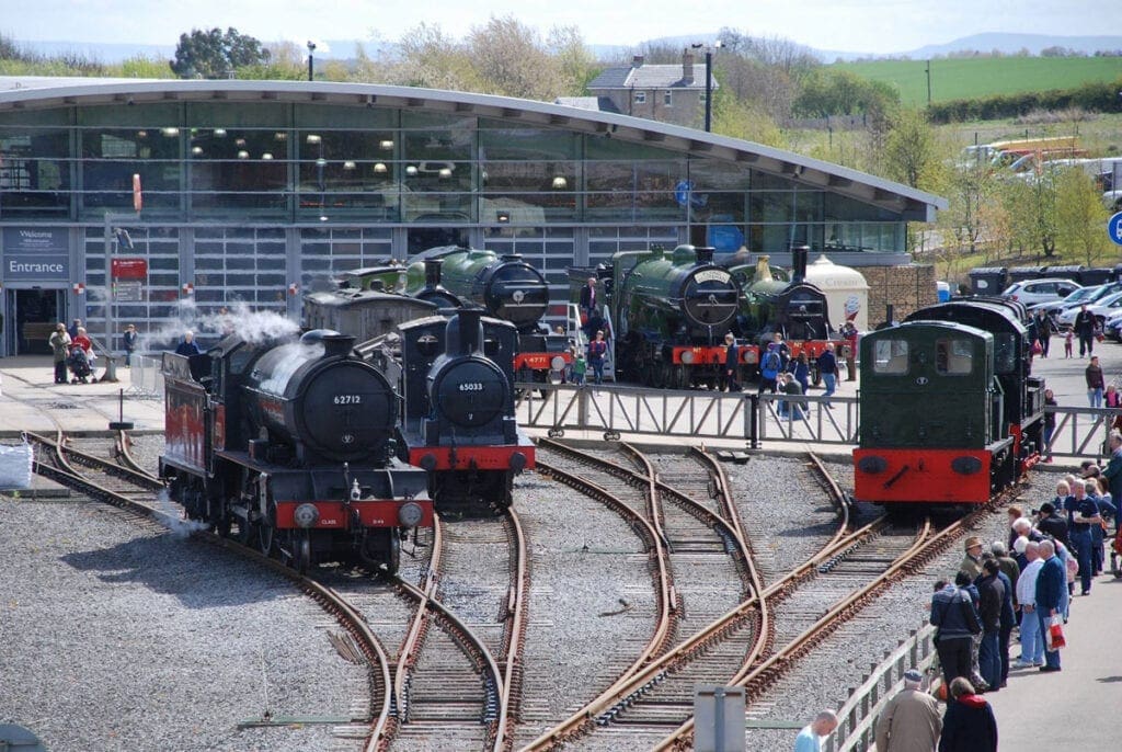 Steam locomotives at Locomotion
