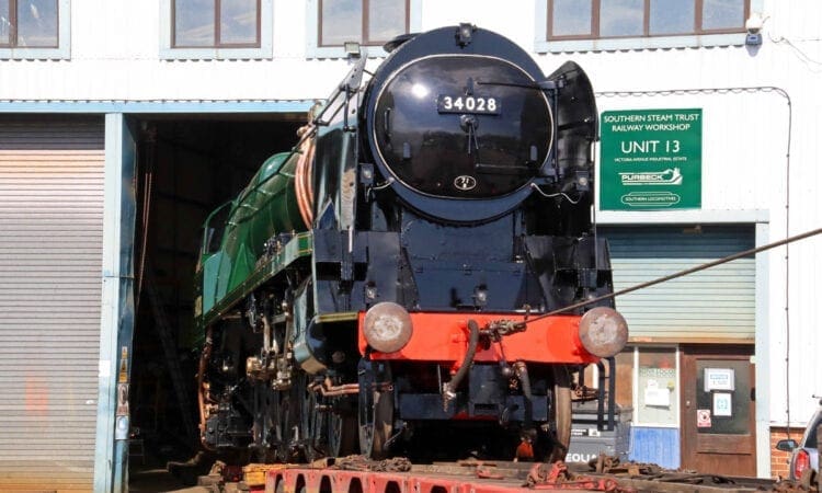 ‘Eddystone’ returns to Swanage Railway after major overhaul