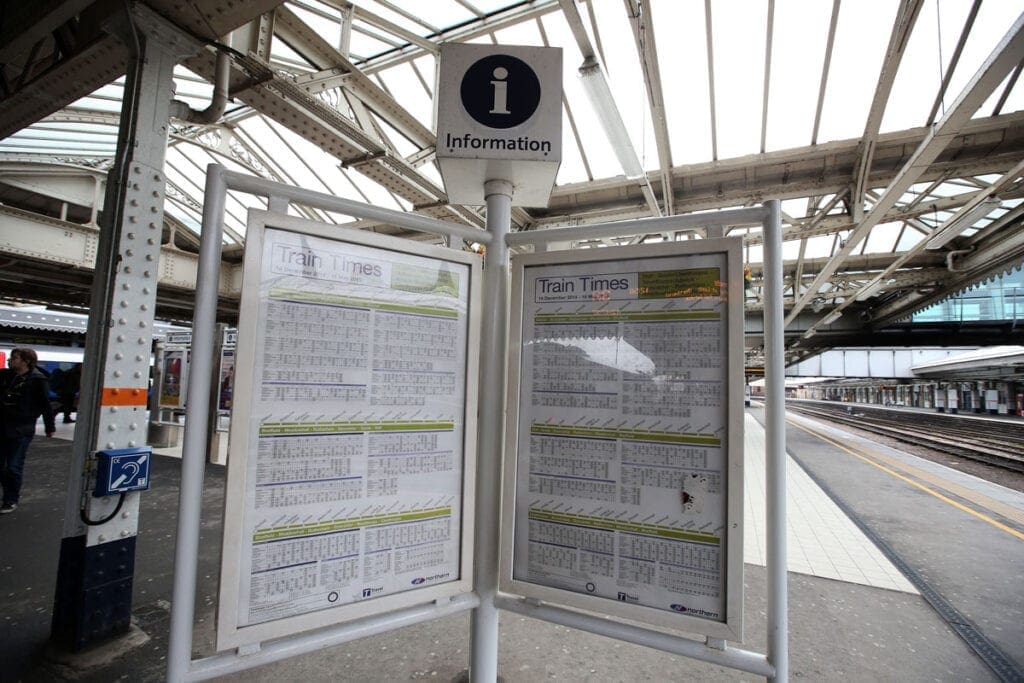 Rail timetables boost