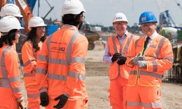 Shapps launches construction of HS2 Old Oak Common station