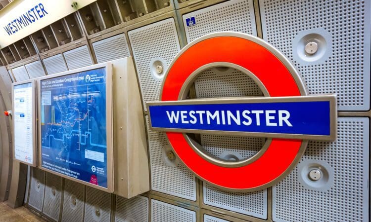 Passengers evacuated Westminster Tube station due to smoke from electrical room