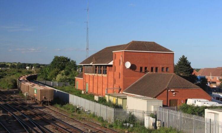 From the archive (1982): Westbury Signalbox “topped out”