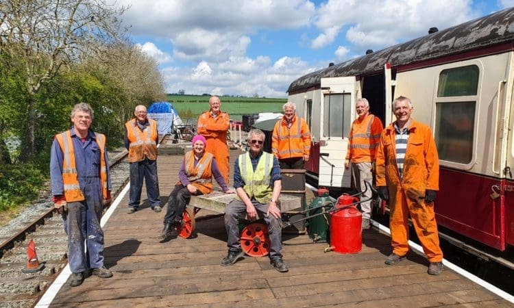 Visitors return to Yorkshire Wolds Railway