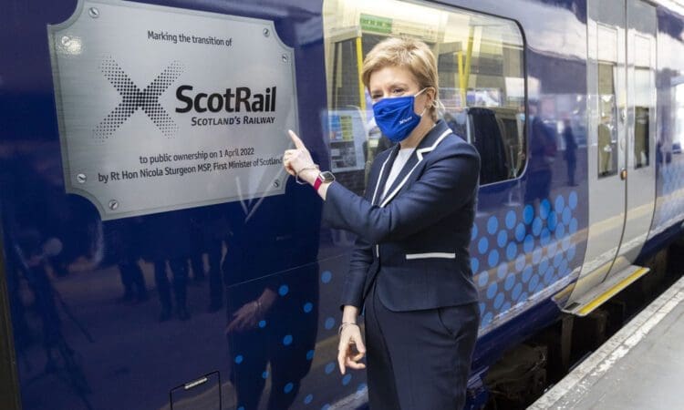Nicola Sturgeon: Government must prove nationalising ScotRail is a good thing