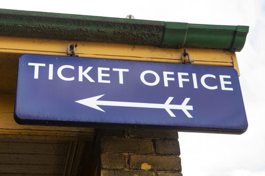 Sign - Ticket Office