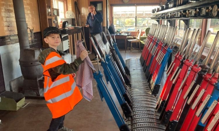 Corey gets VIP treatment at the Severn Valley Railway