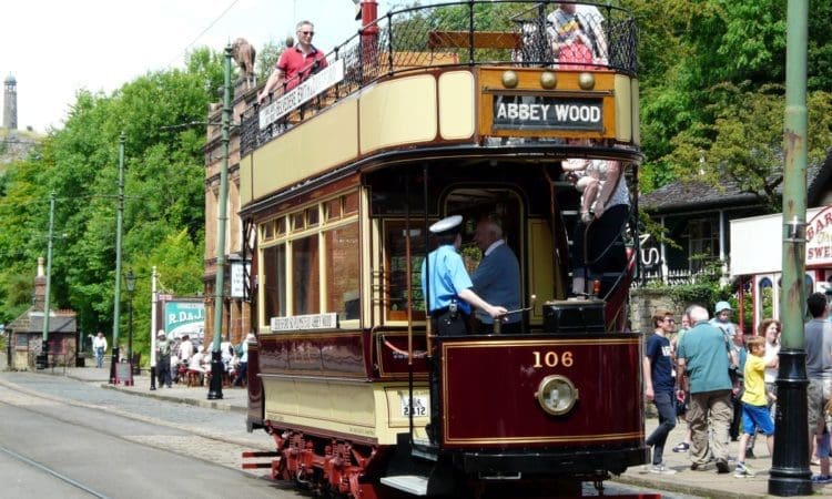 120 years of London County Council Trams celebrated at Crich