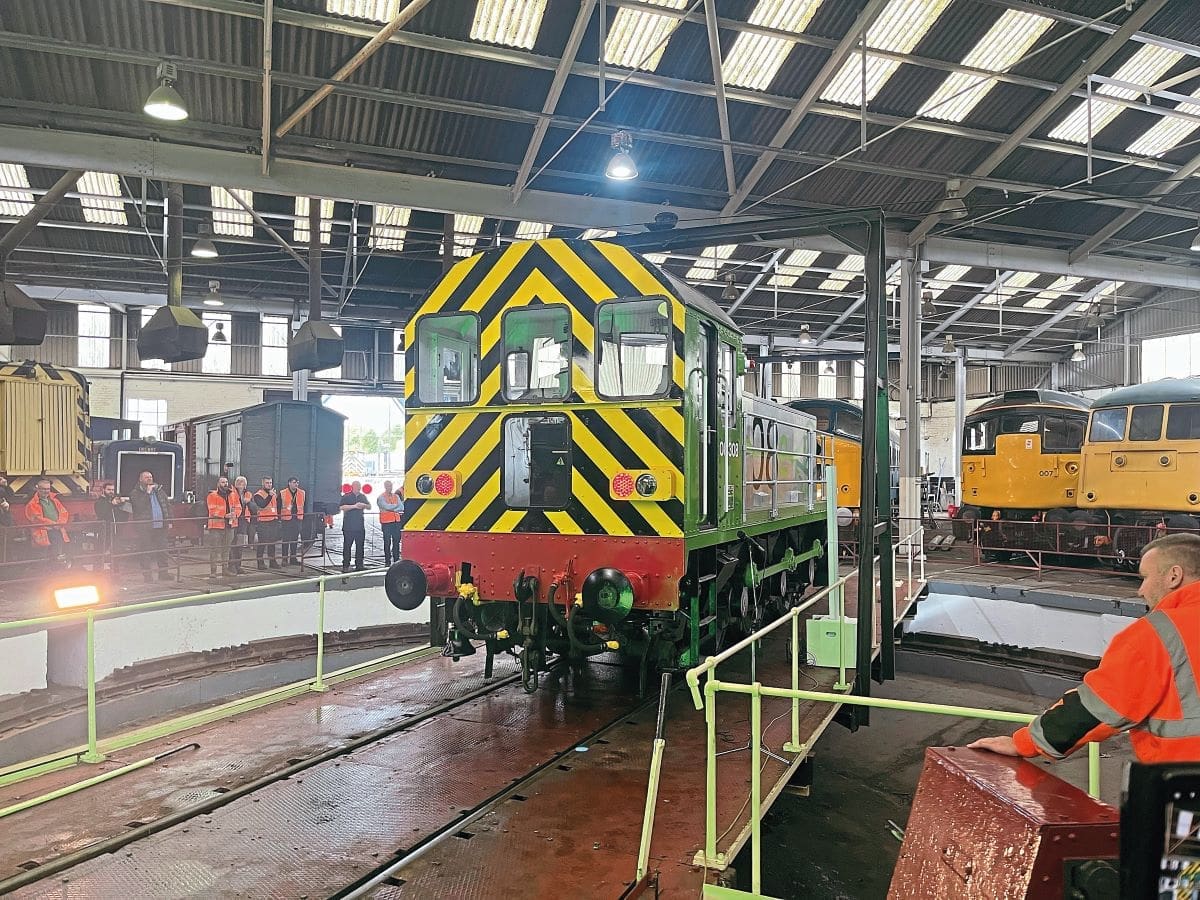 A closer look at a battery-powered Class 08 prototype | The Railway Hub