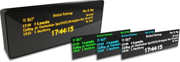 Bring live train information to your home with a UK Departure Board!