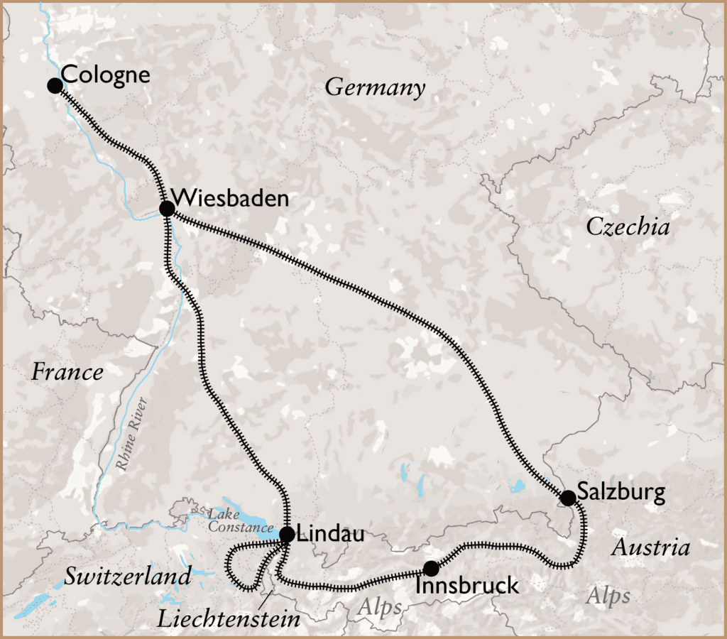 Alpine Belle Route Map
