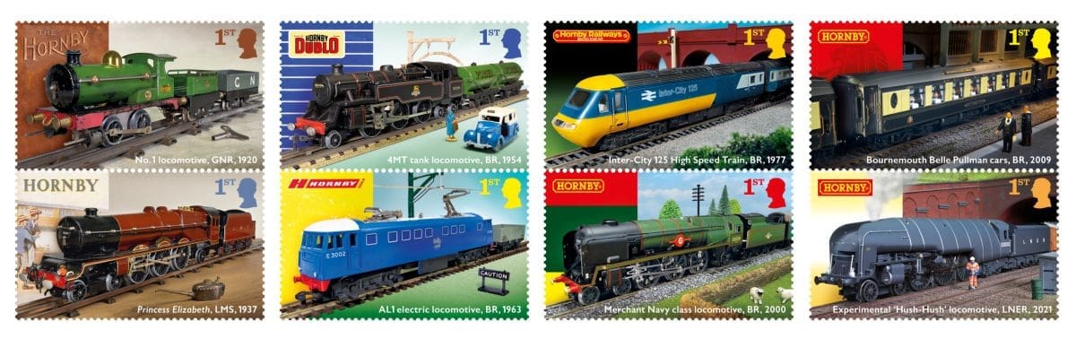 Royal Mail reveal stamps honouring Hornby Model Railways