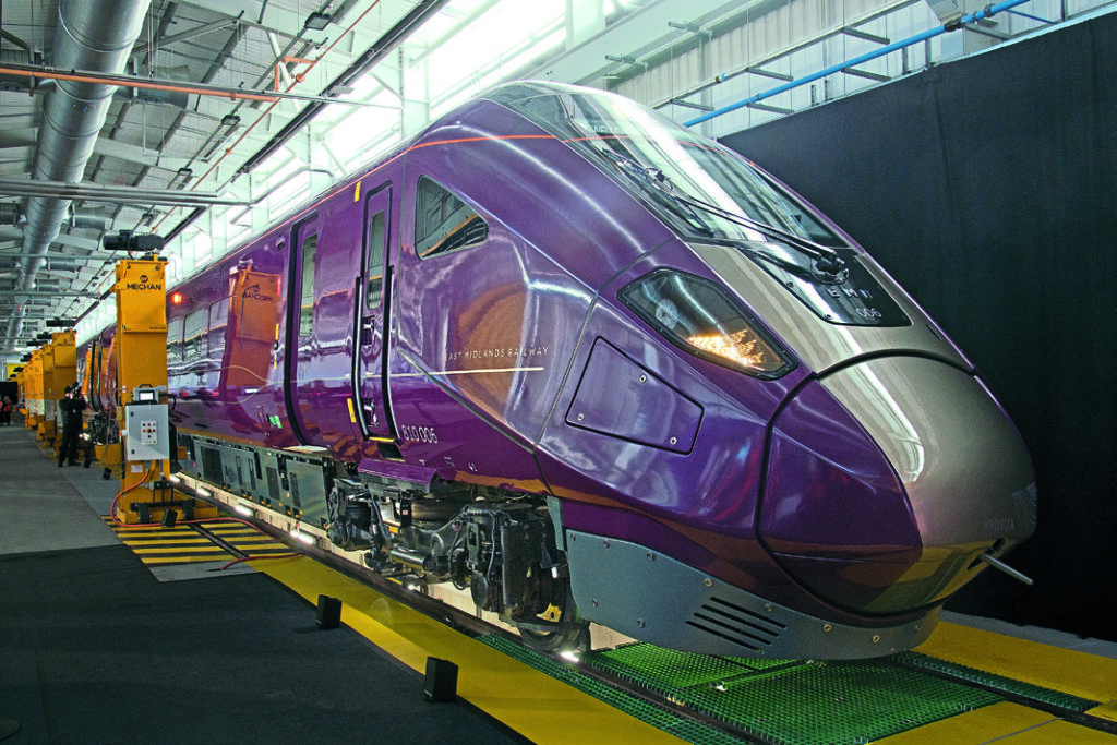 Aurora set No, 810006 was used as the launch train, with the event being held inside Derby Etches Park depot on November 20. TONY MILES
