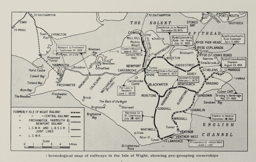 The Isle of Wight (Newport Junction) Railway – an archive artic &hellip;