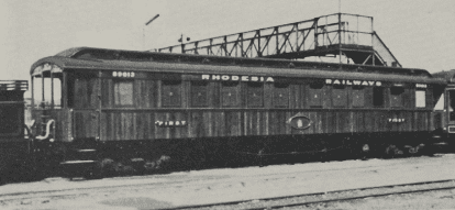 One of the original coaches supplied to Rhodesia Railways and similar to those used on the “Zambesi Express” of 1901