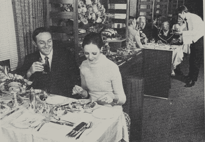 Three lavish meals are served during the journey in the “Blue Train’s” dining car