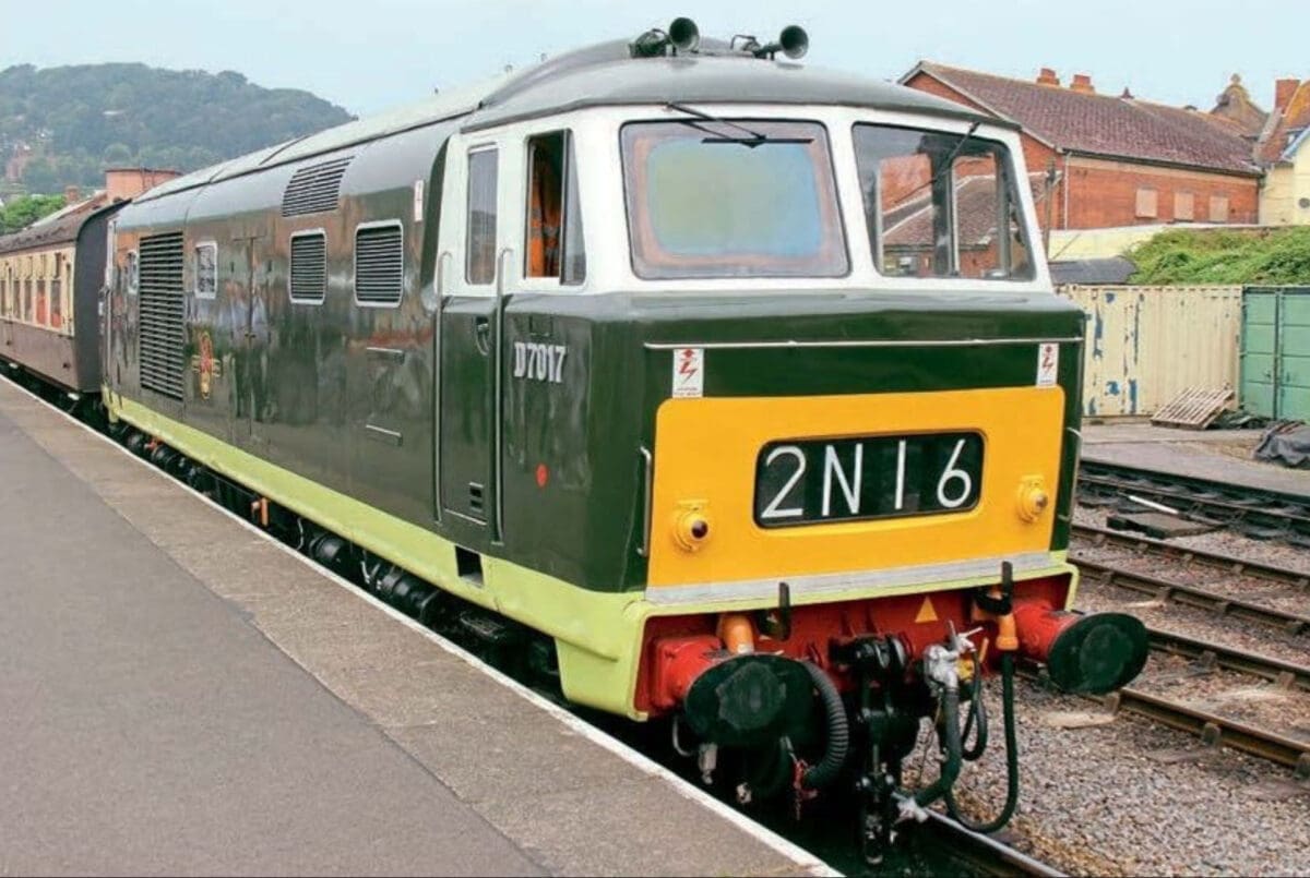 Hymek D7017 starring in 2026 WSR anniversaries