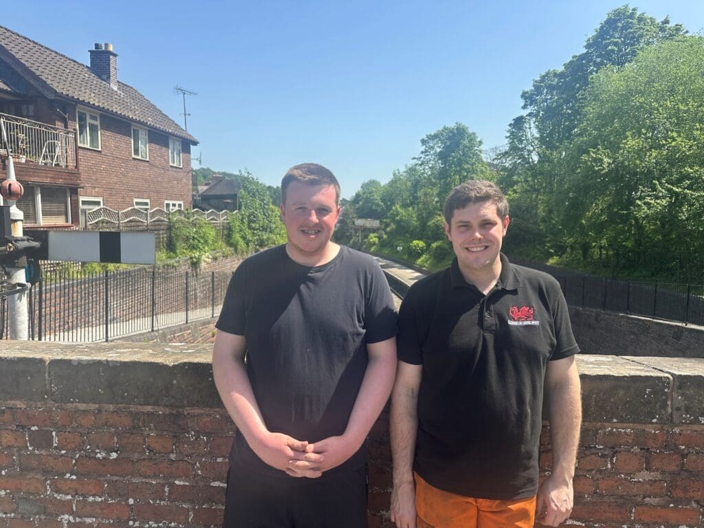 Tim Hines and Matthew Carty qualified as Steam Locomotive drivers over the Bank Holiday Weekend