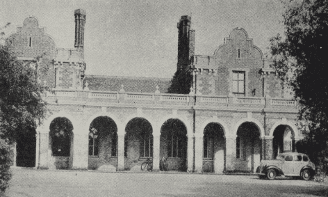The main facade of the station at Maldon