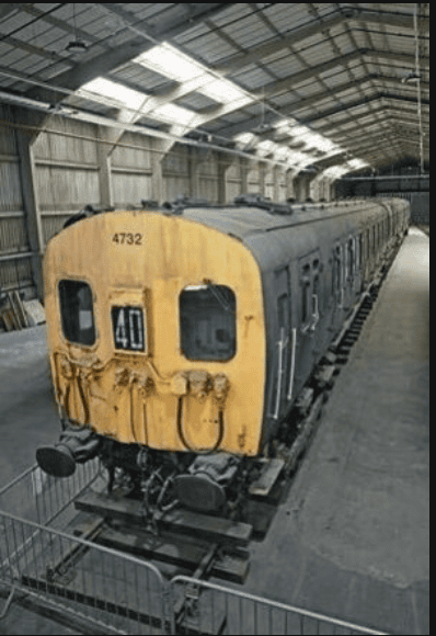 A 4-SUB unit 4732 represents the Southern Region commuter workhorse. This example was one of the later built examples entering traffic in July 1951 and by retaining an all-compartment trailer it managed to secure a repaint into Southern Railway colours in 1982. It was retained for special workings (including some regular summer work between Brighton & Seaford) and open day displays until 1994. Owned by a group independent to the museum it arrived at Margate in 2018 with one of the motor coaches recently being expertly restored to BR blue by Rampart at Barrow Hill.