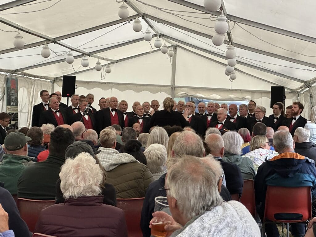 The Froncysyllte Male Voice Choir's performance went down a storm