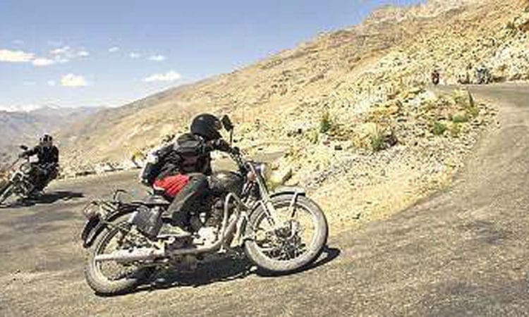 Touring India on a motorcycle