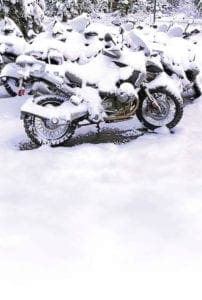 Snowy-bike