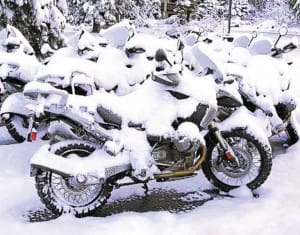 Snowy-bike