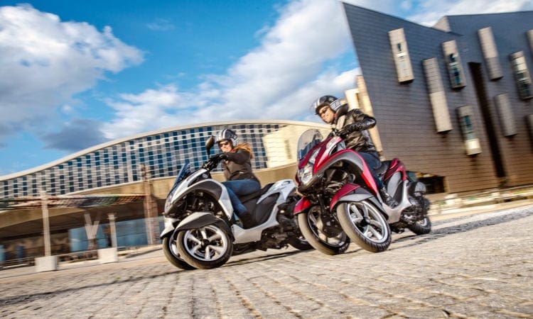 Yamaha release new three-wheeled Tricity