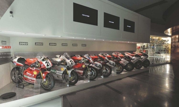 I head to the home of Ducati…