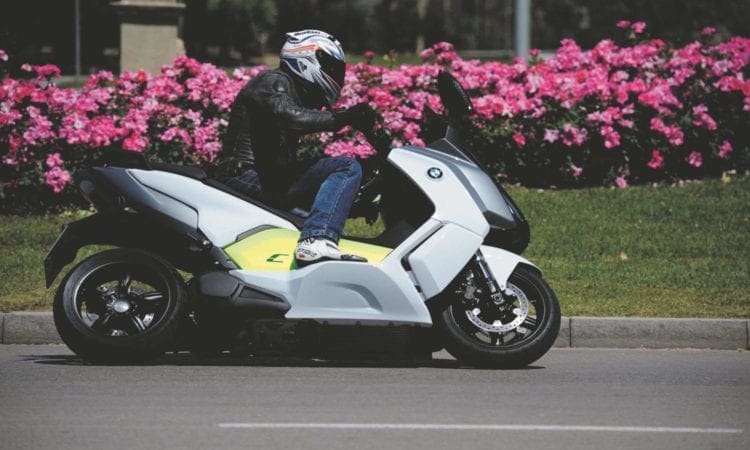 2014 BMW C Evolution electric scooter review