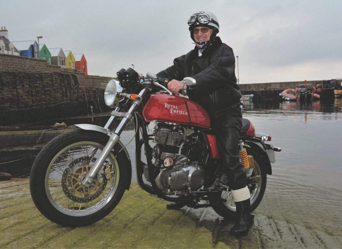 Doug Young at John O'Groats