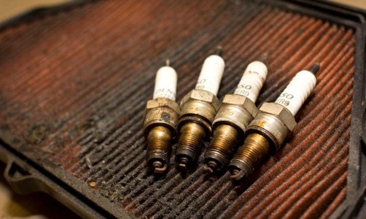 How to change your motorcycle spark plugs and air filter