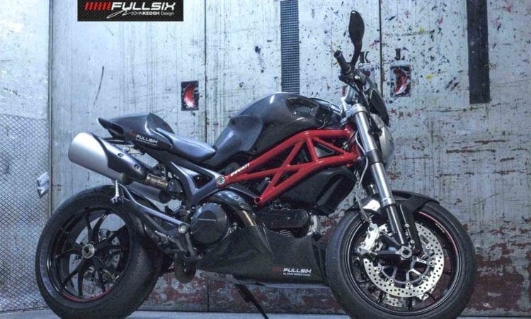 FullSix launches carbon-fibre products for the Ducati Monster by designer John Keogh