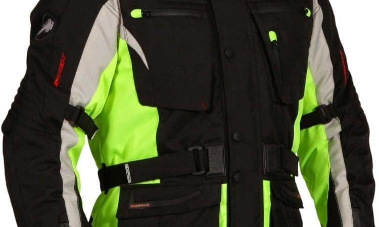 Hi-viz protection with the Buffalo Samurai II motorcycle jacket